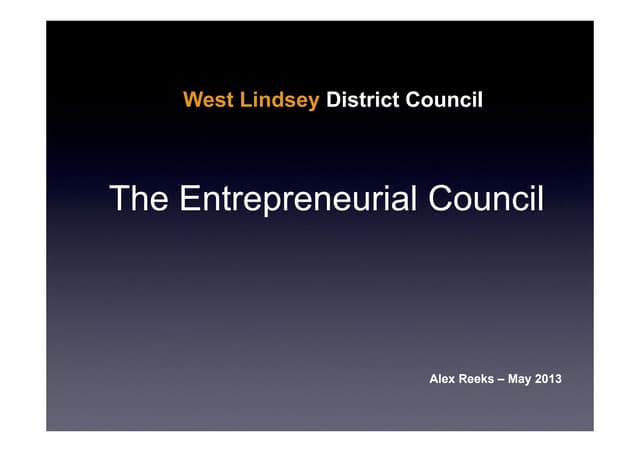 The entrepreneurial council alex reeks - session 2
