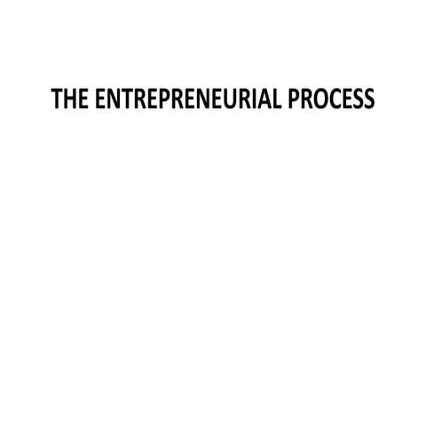 THE ENTREPRENEURIAL PROCESS.ppt