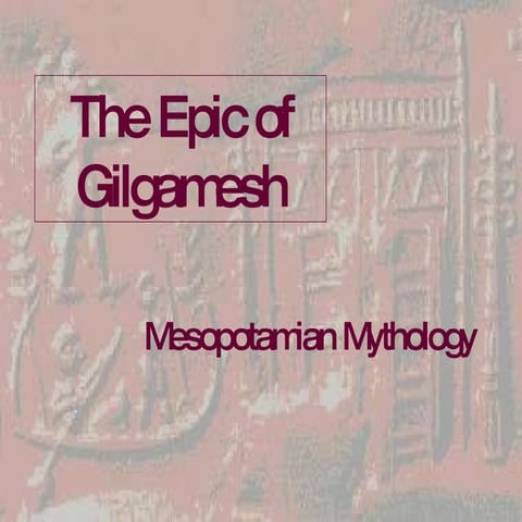 The Epic Of Gilgamesh