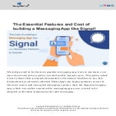 The Essential Features and Cost of building a Messaging App like Signal.pdf