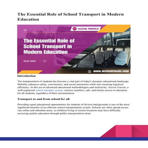 The Essential Role of School Transport in Modern Education.docx