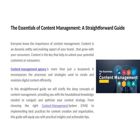 The Essentials of Content Management ppt.pptx