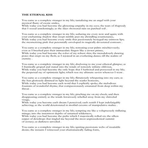 The Eternal Kiss