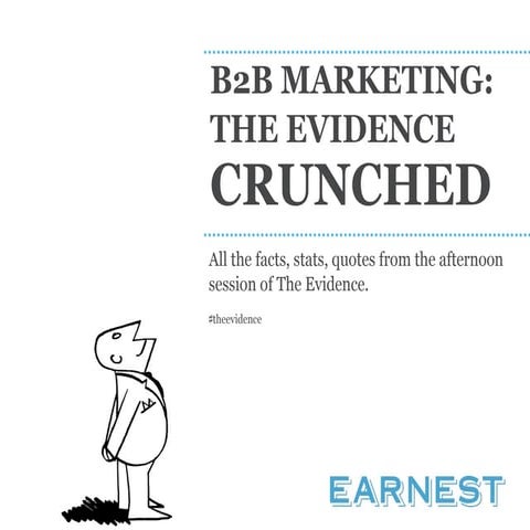 B2B Marketing: The Evidence crunched - Afternoon session