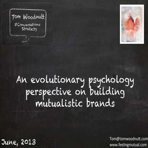 An evolutionary psychology perspective on building more mutualistic brands 