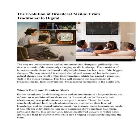 The Evolution of Broadcast Media.docx