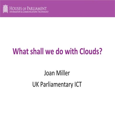 From goatskin to clouds - how IT works in Parliament