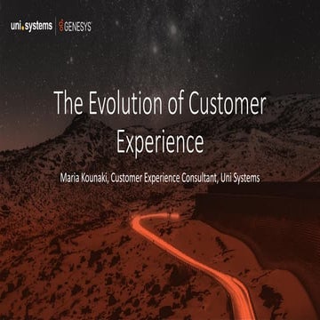 The Evolution of Customer Experience 