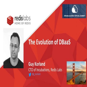 The evolution of DBaaS - israelcloudsummit
