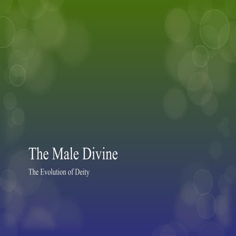 The evolution of deity gods revised 3