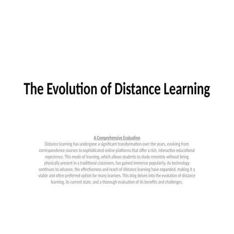 The Evolution of Distance Learning m.pptx