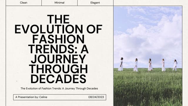 Fashion Flashbacks: A Journey Through the Decades of Style