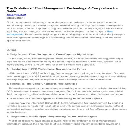 The Evolution of Fleet Management Technology A Comprehensive Guide.docx