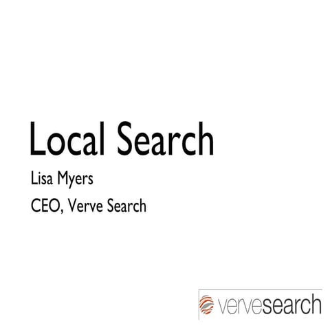Local Search - SES London 2011