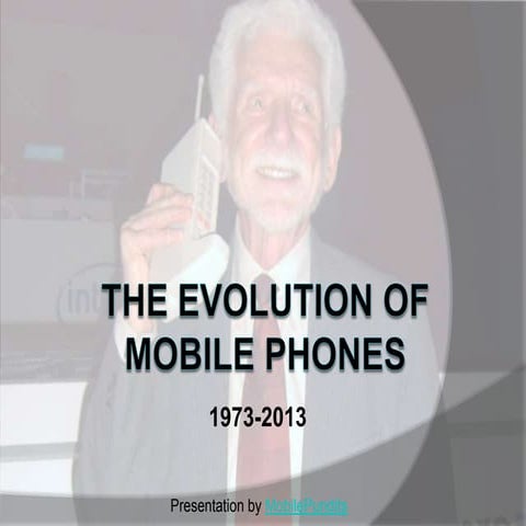 The evolution of mobile phones