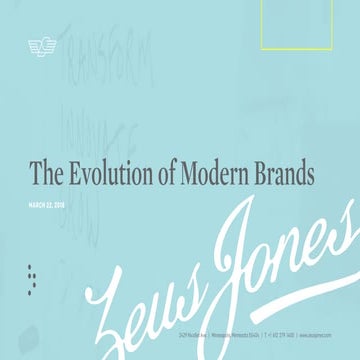 The Evolution of Modern Brands