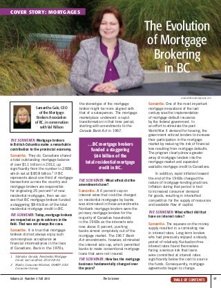 The Evolution of Mortgage Brokering in BC