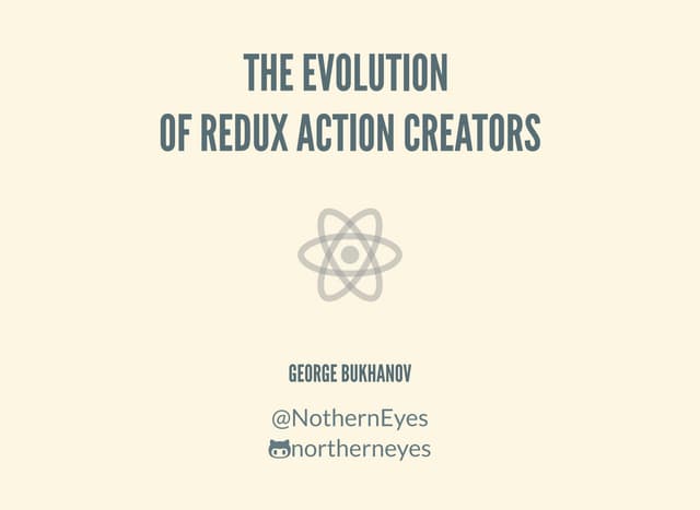 The evolution of redux action creators