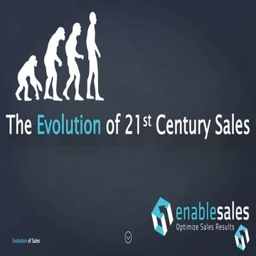 The Evolution of Sales