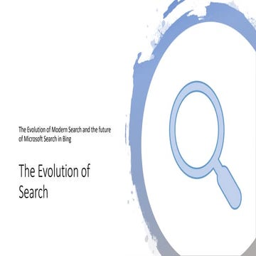 The evolution of Search spscinci