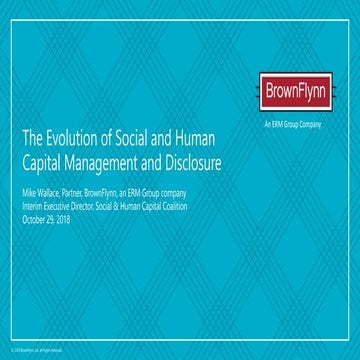 Sustainable Brands New Metrics: The evolution of social and human capital management and disclosure