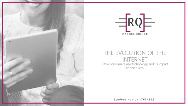 The evolution of the internet