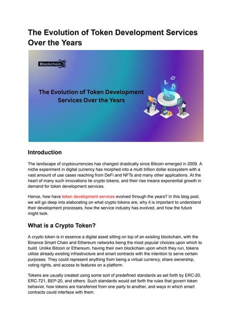 The Evolution of Token Development Services Over the Years ppt.pdf