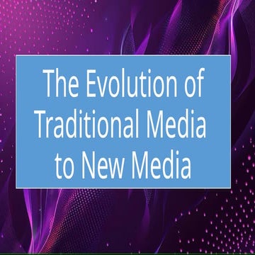 THE EVOLUTION OF MEDIA AND INFORMATION LITERACY | PPTX