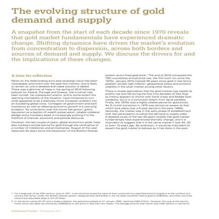 The evolving structure_of_gold_demand_and_supply