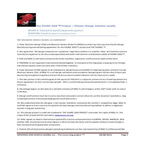 EVURO LIFE Leash / scooper systems | PDF