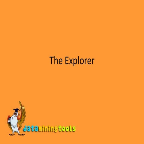 WEKA: The Explorer