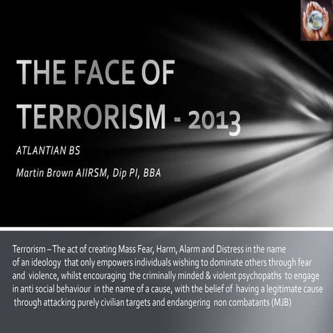 The face of terrorism   2013