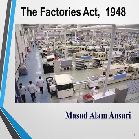 The factories Act 1948