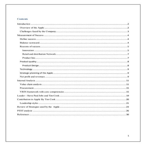 The factors influencing the future business of apple