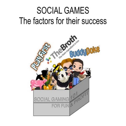The factors of social games success