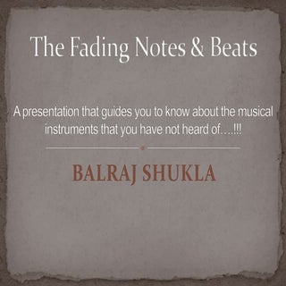 The Fading Notes & Beats
