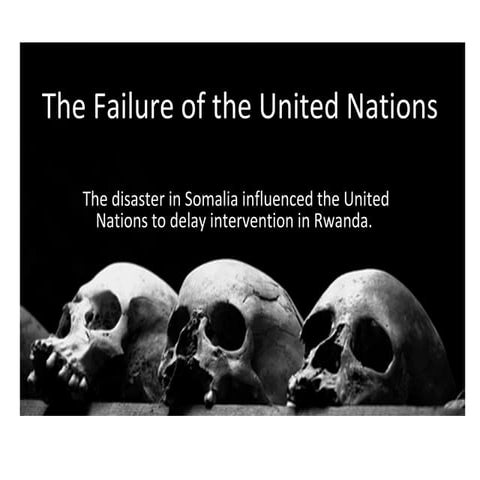 The Failure Of The United Nations