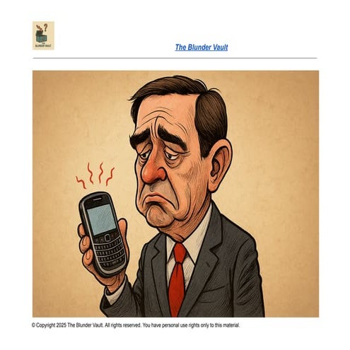 Inside BlackBerry’s Meltdown: The Brilliant Duo That Couldn’t Save It