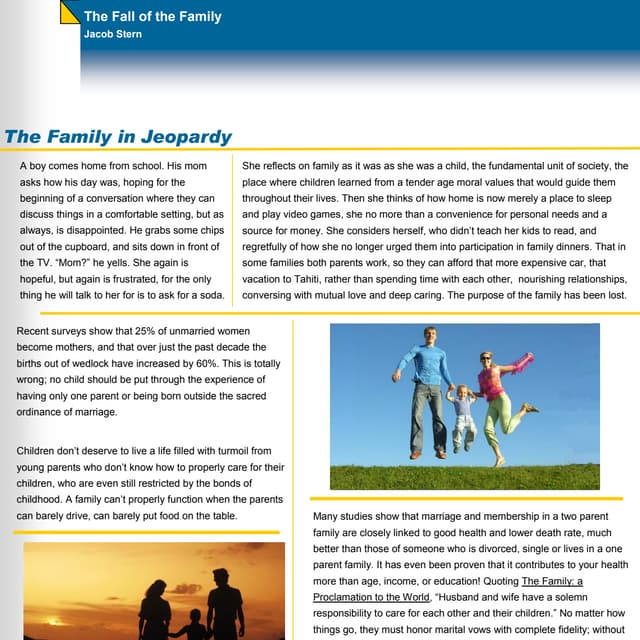 The Fall Of The Family