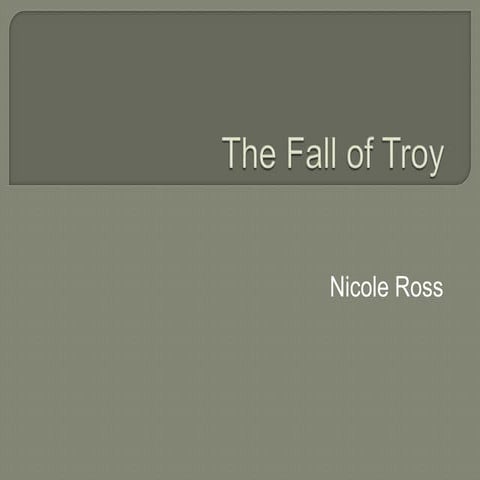 The Fall Of Troy