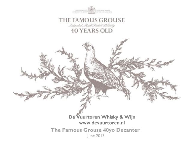 The Famous Grouse 40 years old