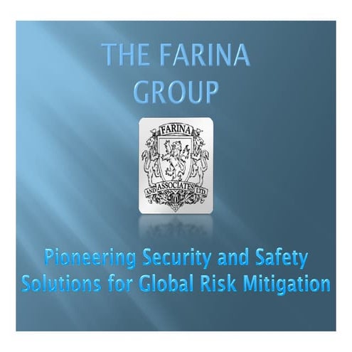 The Farina Group Corporate Overview