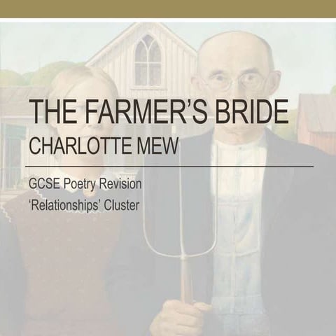 Charlotte Mew: The Farmer's Bride