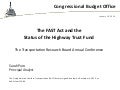 The FAST Act and the Status of the Highway Trust Fund