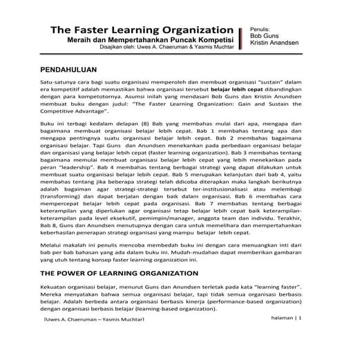 Learning organization | PPTX