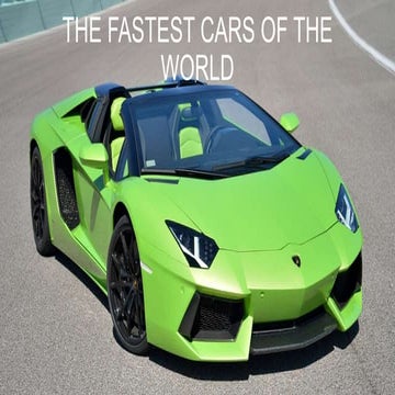 Supercars | PDF