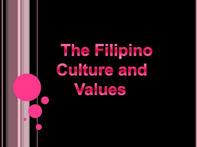 What are some positive and negative Filipino values?