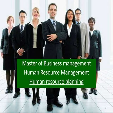 Human Resource Planning Process