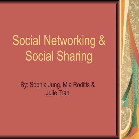Social sharing