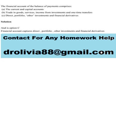 The financial account of the balance of payments comprises (a) Th.pdf